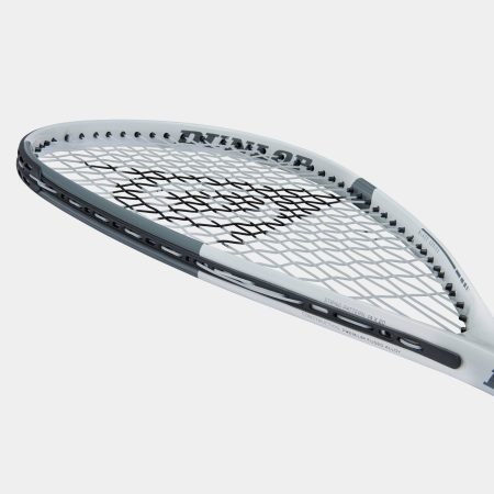 Dunlop Blaze Pro 5.0 Alloy Squash Racquet/Racket w/ Soft Grip, White, 27-in