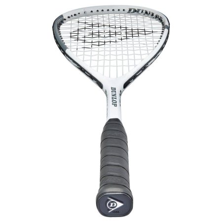 Dunlop Blaze Pro 5.0 Alloy Squash Racquet/Racket w/ Soft Grip, White, 27-in