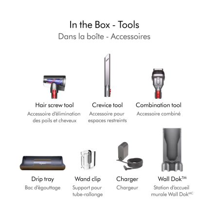 Dyson V15s Detect Submarine Wet & Dry Cordless Vacuum with 3 Cleaner Heads