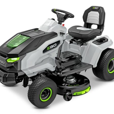 EGO POWER+ 56V 42-in T6 Lawn Tractor with (6) 6.0AH Batteries, (1) 700W Turbo Charger and (1) Charging Adapter