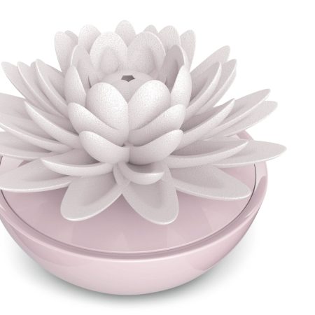 Ellia Calm Waters Porcelain Aromatherapy Diffuser Set with Essential Oils, Pink