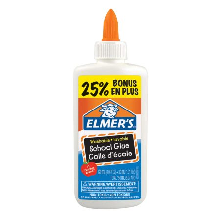 Elmer's Washable School Glue, Easy-Squeeze Bottle, 150 ml