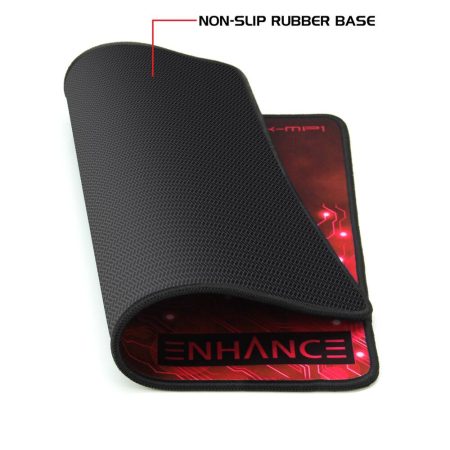 ENHANCE Voltaic GX-MPI Fabric Gaming Mouse Pad, Red, Extra Large