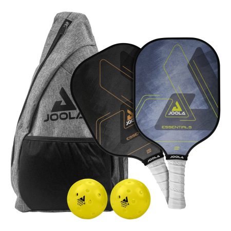 Joola Essentials Beginner/Intermediate Pickleball Paddle/Racket & Outdoor Ball Set, USPA Approved