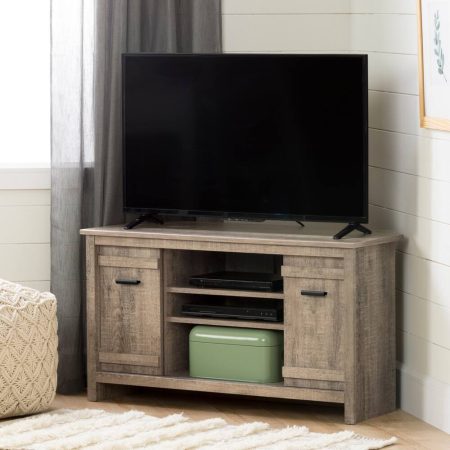 South Shore Exhibit 2-Door TV Stand & Media Storage Console Cabinet