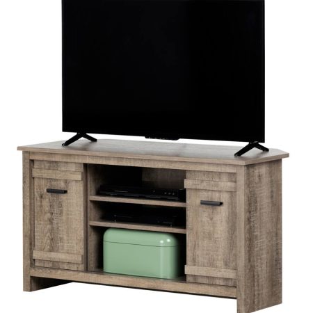 South Shore Exhibit 2-Door TV Stand & Media Storage Console Cabinet