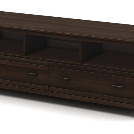 South Shore Exhibit 2-Drawer TV Stand & Media Storage Console Cabinet