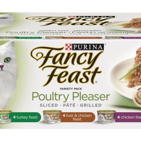 Purina Fancy Feast® Poultry Pleaser Variety Pack Wet Cat Food, 12 x 85-g