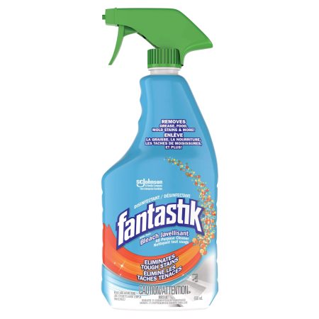 Fantastik All-Purpose Disinfectant Spray with Bleach, 650-mL