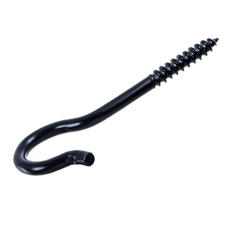 Hillman Screw Hook, 3-3/8-in, Black