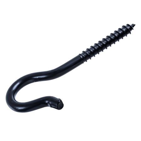 Hillman Screw Hook, 4-7/16-in, Black