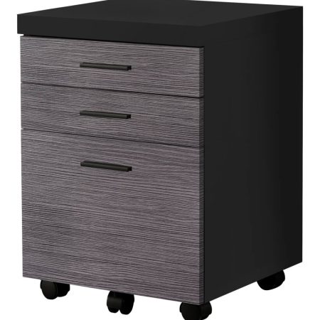 Monarch Specialties 3-Drawer Under Desk Mobile File Storage Cabinet