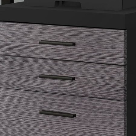 Monarch Specialties 3-Drawer Under Desk Mobile File Storage Cabinet