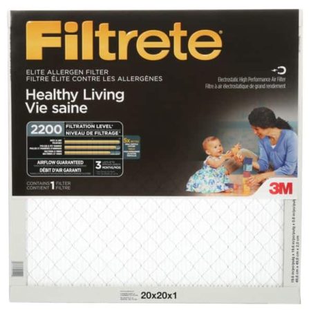 Filtrete™ MPR 2200 Healthy Living Elite Allergen Filter, 20 x 20 x 1-in