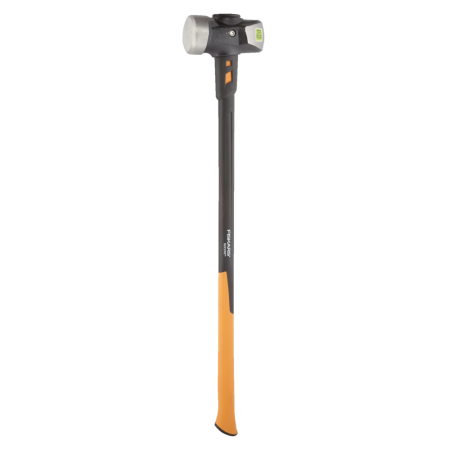 Fiskars IsoCore Sledge Hammer, Forged Steel, Fiberglass Handle, 10-lb