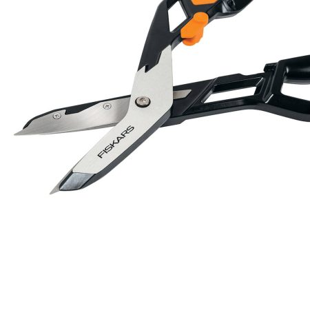 Fiskars Pro 710400-5003 PowerArc™ Easy Action™ Aluminum Tin Snips with MicroTip® Blades, 13-in