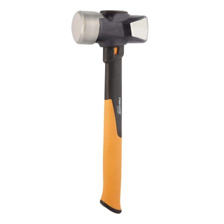 Fiskars IsoCore Sledge Hammer, Forged Steel, Fiberglass Handle, 4-lb