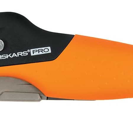 Fiskars Pro Folding Blade Utility Knife, Black/Orange