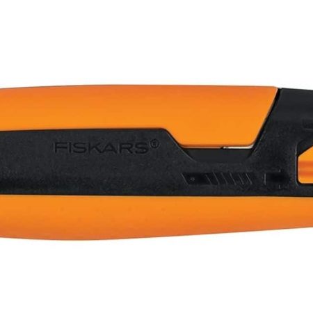 Fiskars Pro Snap-Off Blade Utility Knife, 18-mm, Black/Orange