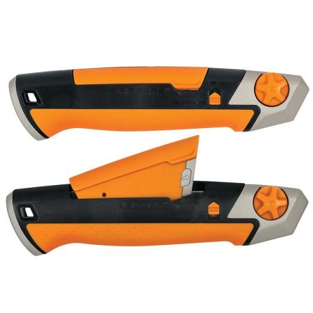 Fiskars Pro Snap-Off Blade Utility Knife, 25-mm, Black/Orange