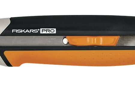 Fiskars Pro Snap-Off Blade Utility Knife, 25-mm, Black/Orange