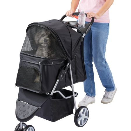 Cat Craft Folding Cat/Pet Stroller, Polyester