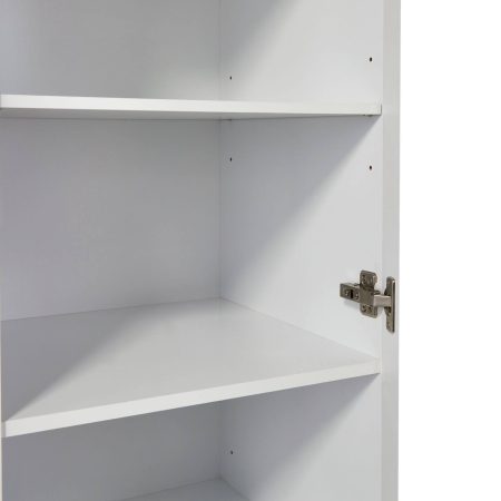 For Living 1-Door Pantry Storage Cabinet, White