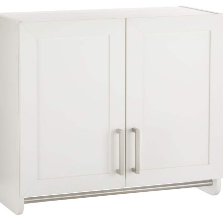 For Living 2-Door Wall Laundry Cabinet, White