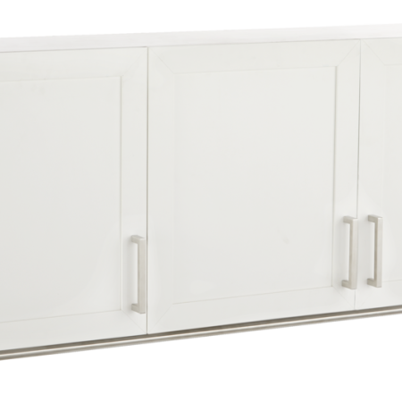 For Living 3-Door Wall Laundry Cabinet, White