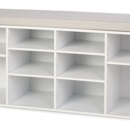 For Living Cubby Storage Bench