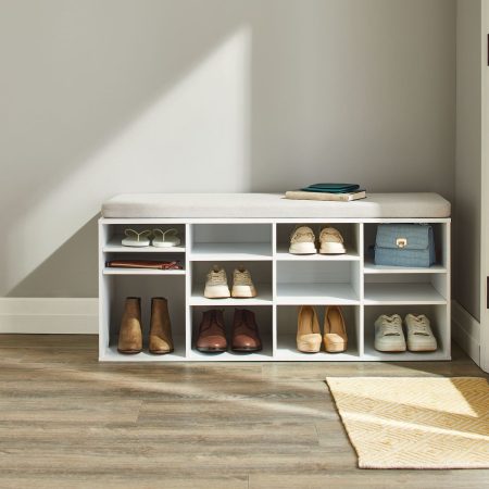 For Living Cubby Storage Bench