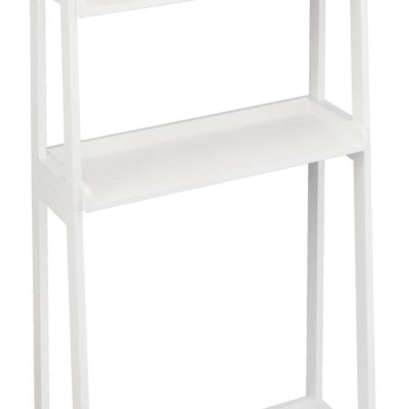 For Living Ladder Bathroom Space Saver, White