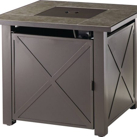 For Living Plateau Tank-In Outdoor Fire Pit Table, 40,000 BTU