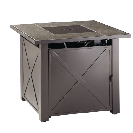 For Living Plateau Tank-In Outdoor Fire Pit Table, 40,000 BTU