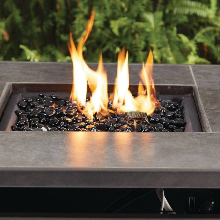 For Living Plateau Tank-In Outdoor Fire Pit Table, 40,000 BTU