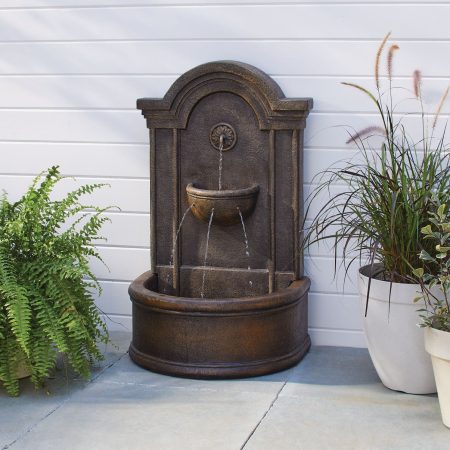 For Living Rustic Wall Fountain, 40.16-in