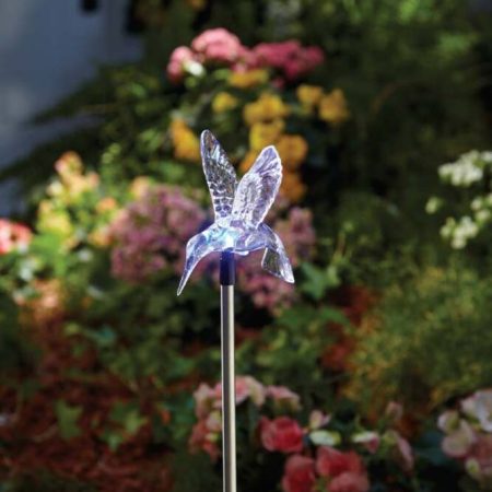 For Living Outdoor Multi-Colour LED Solar Acrylic Animals Garden & Pathway Stake Light