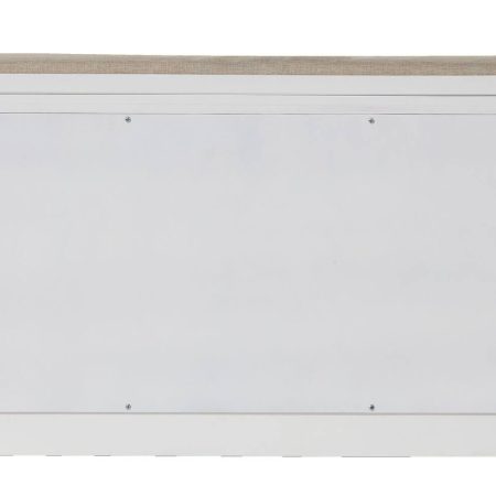 For Living Storage Bench, White