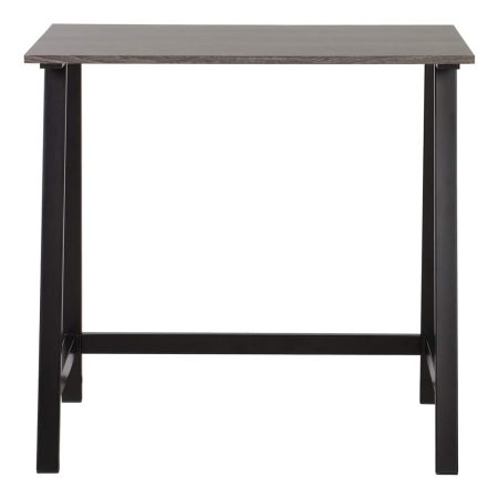 For Living Student/Small Space Office Computer Desk With Metal Frame, Wood Grain Finish