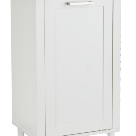 For Living Tilt-Out Laundry Hamper, White