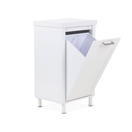 For Living Tilt-Out Laundry Hamper, White