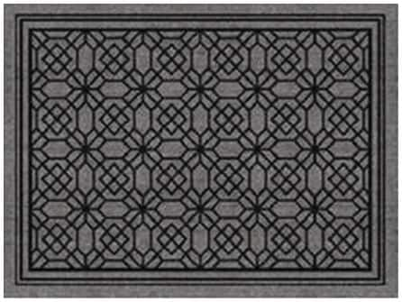 For Living wellington Indoor/Outdoor Non-Slip Mat, Grey, 18-in x 30-in