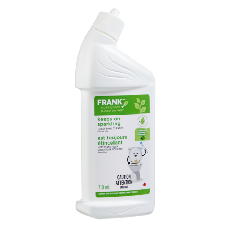 FRANK Goes Green Toilet Bowl Cleaner, 710-mL, Chlorine-Free, Mint Scented