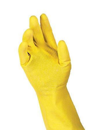 FRANK Latex Gloves, Flock Lined, Assorted Sizes, 1-Pair