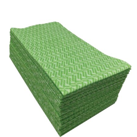 FRANK All-Purpose Machine Washable Cleaning Cloths, Green, 60-pk