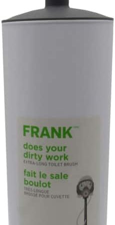 FRANK Plastic Toilet Brush with Container