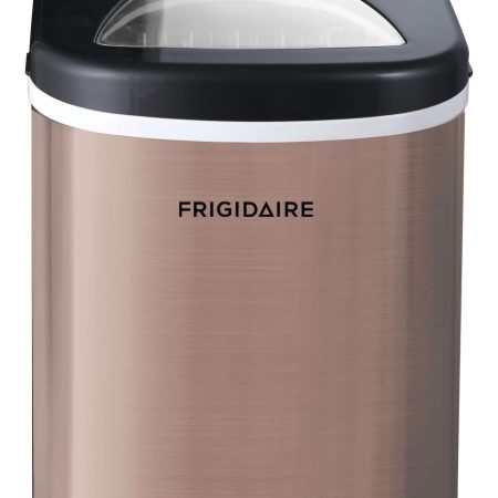 Frigidaire Stainless Steel Bullet Ice Maker, Copper, 2.3-Qt, 26-lb/day