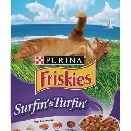 Purina Friskies® SurfIn' & TurfIn' Dry Cat Food, 1.43-kg