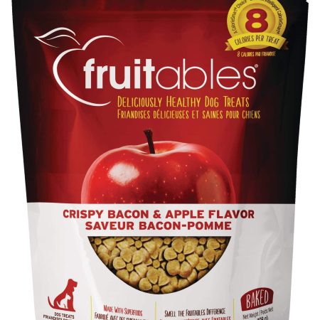 Fruitables CrisPy Bacon & APPle Baked Dog Treats, 198-g