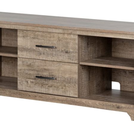 South Shore Fusion 2-Drawer TV Stand & Media Storage Console Cabinet